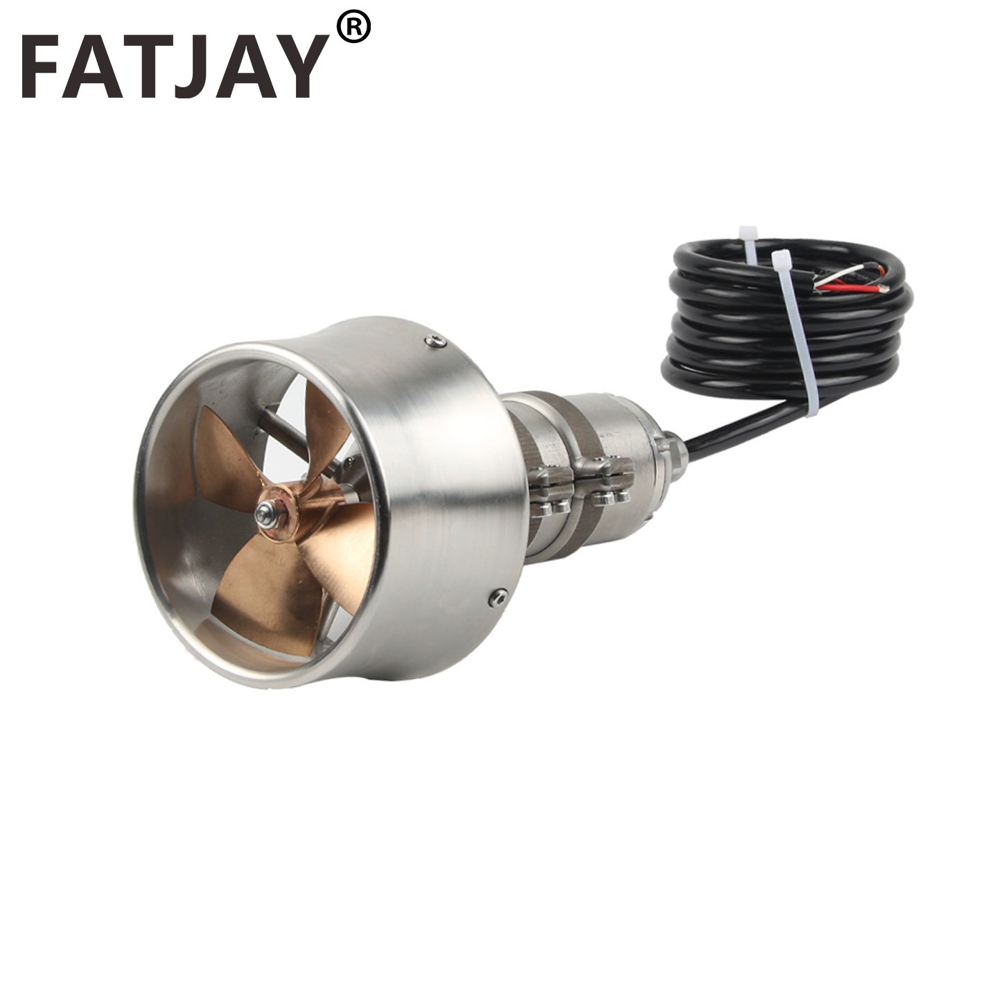 Rc Boat Brushless Motor - Нержавеющая сталь 316L FATJAY KYI-8ET-SUS 8