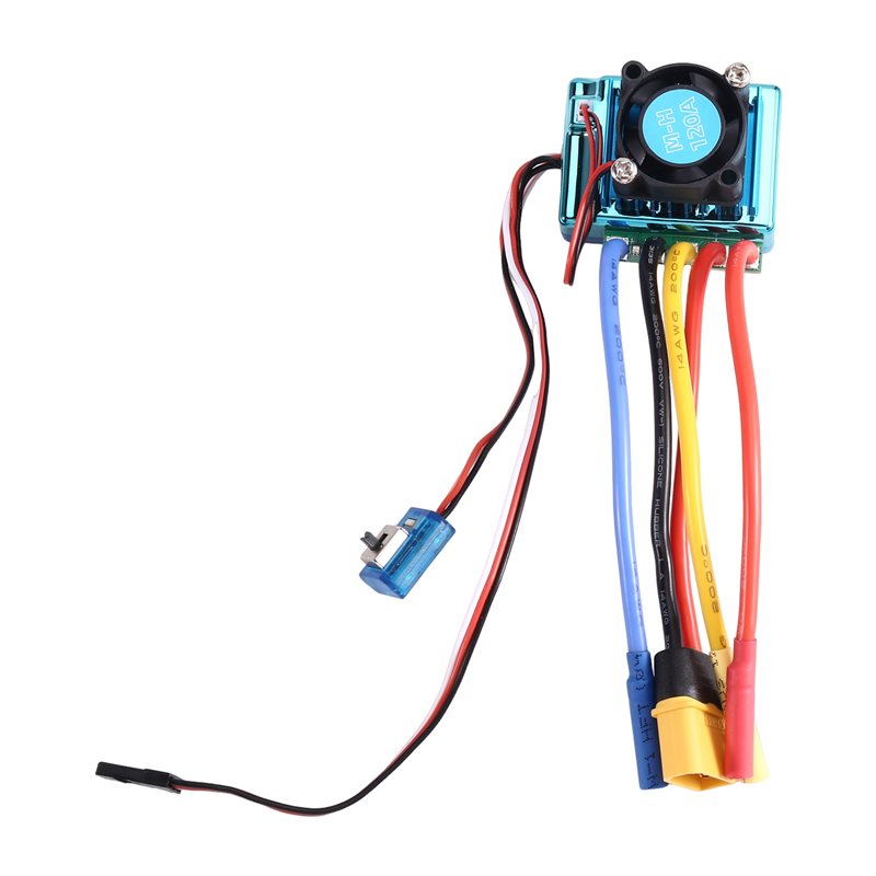 Rc Boat Brushless Motor - Бесщеточный регулятор скорости WOWFU-120A с разъемом