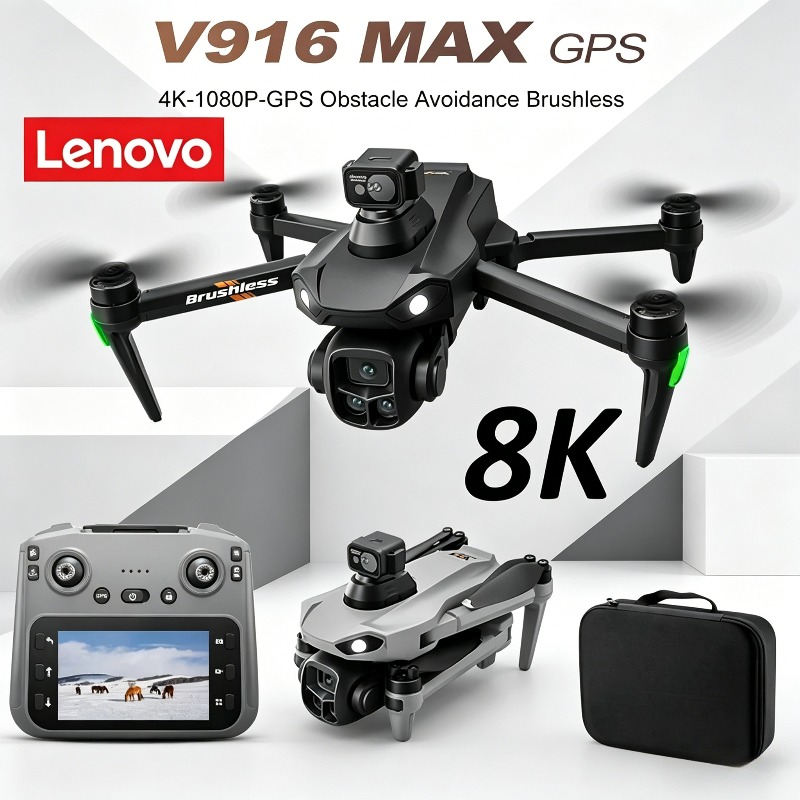 Drone Rc App - Профессиональный дрон Lenovo V916MAX 8K с