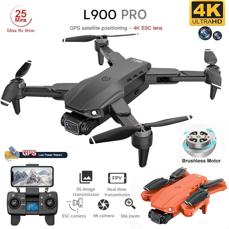 Drone Rc App - Квадрокоптер L900 Pro складной с GPS