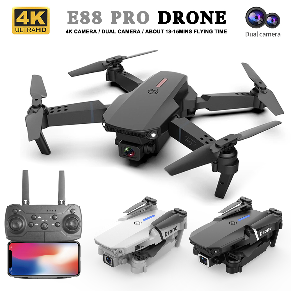 Drone Rc E88 Pro - Мини-дрон E88 2026 года, складной квадрокоптер