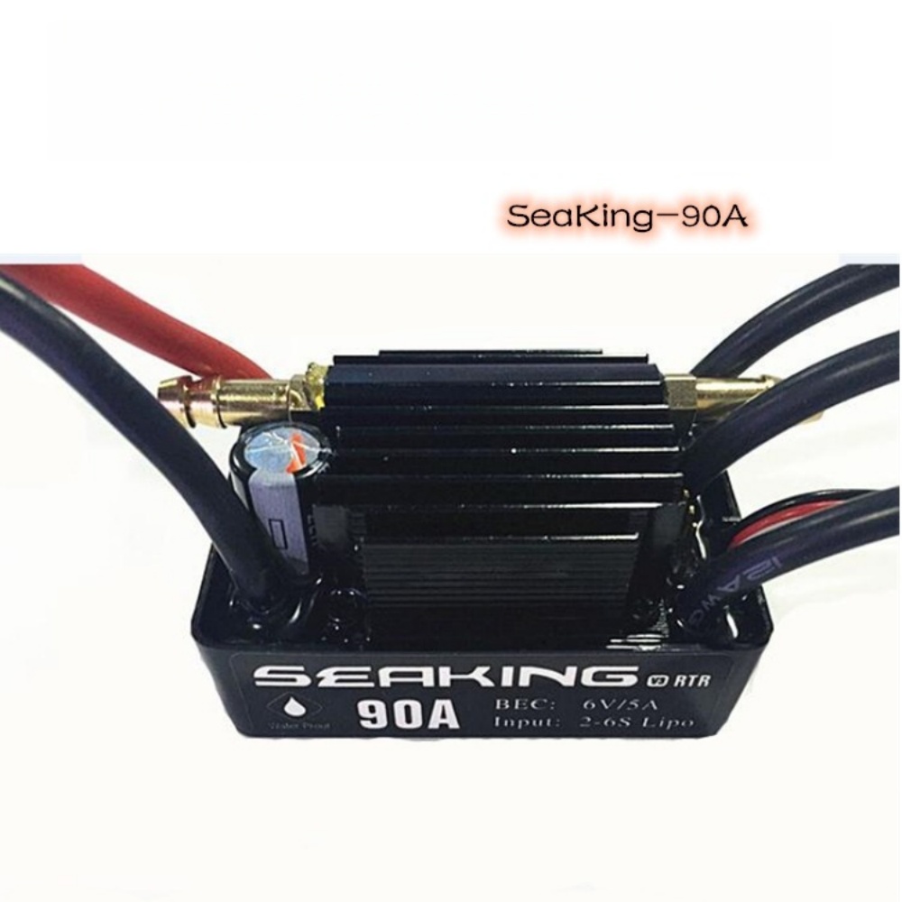 Rc Boat Brushless Motor - FATJAY Hobbywing Seaking-90A-V3 90A 2-6S Бесщеточный