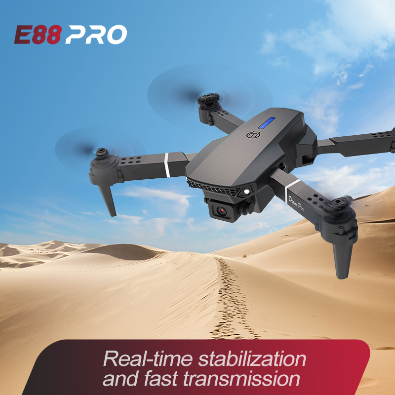 Drone Rc E88 Pro - Мини-дрон E88 Pro с двойной камерой,