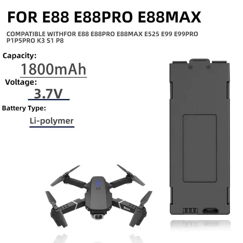 1-10 шт. E99 Pro Drone Battery – обзор и цена Drone Rc E88 Pro