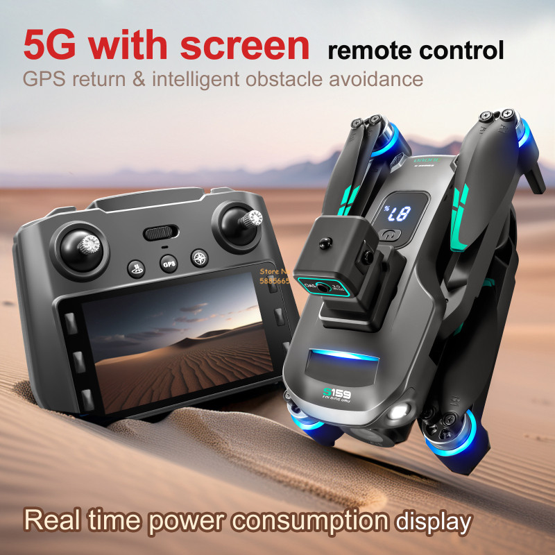 Двойная камера 8K, 5G, WIFI, F – обзор и цена Drone Rc App