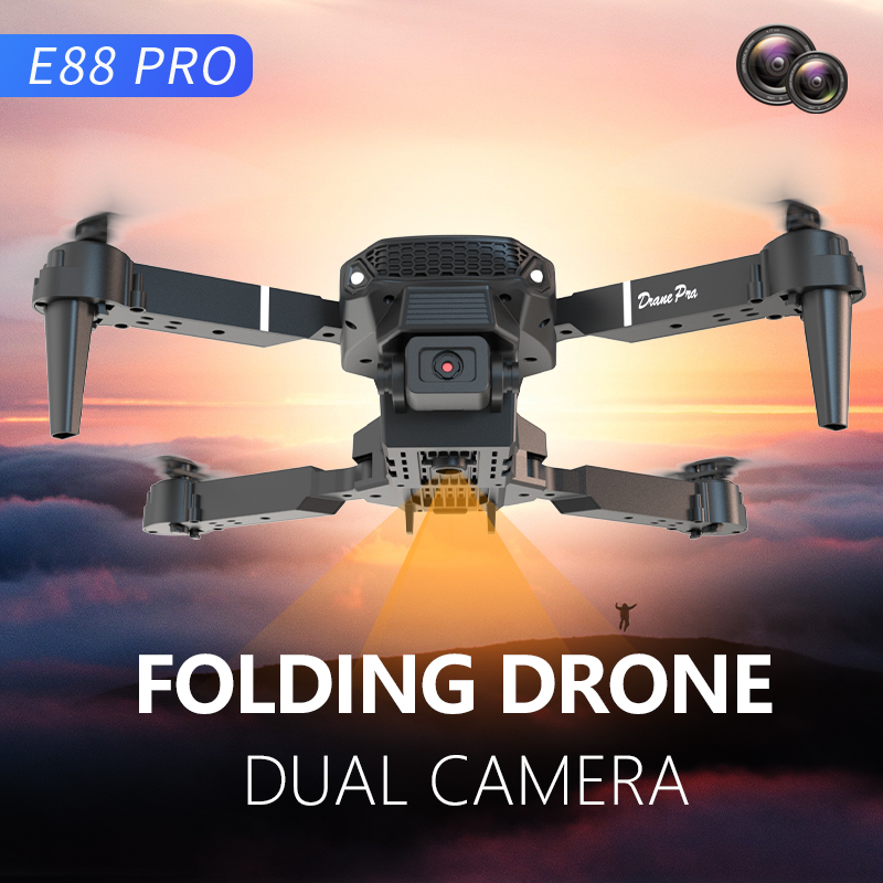 Мини-дрон E88 Pro с двойной ка – обзор и цена Drone Rc E88 Pro