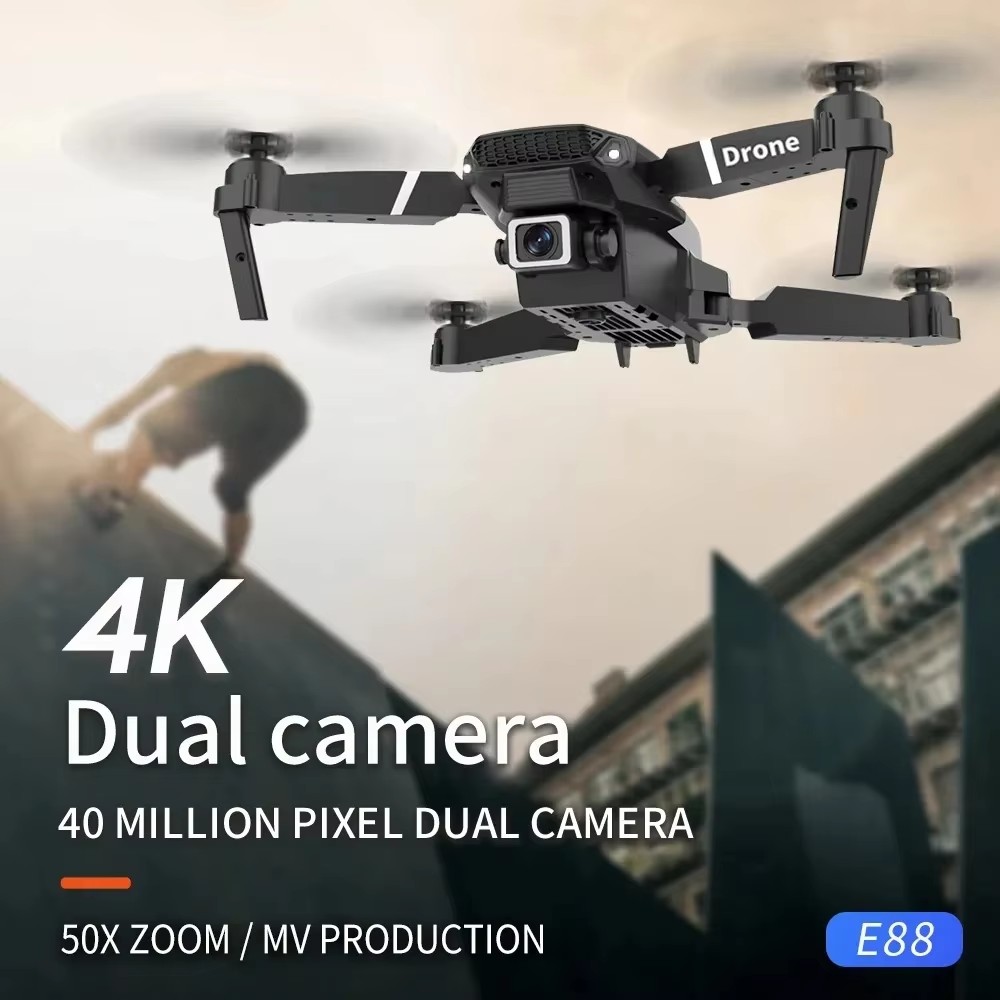 Новый улучшенный дрон E88 Pro  – обзор и цена Drone Rc E88 Pro