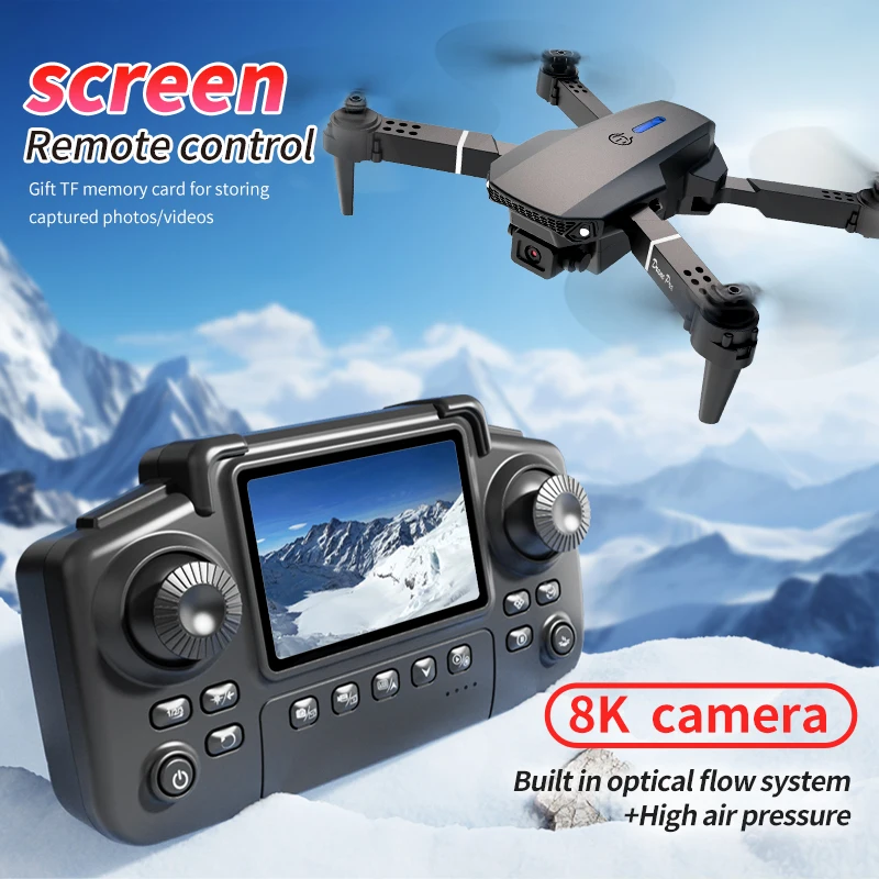 Дрон E88 PRO с экраном, 4K HD- – обзор и цена Drone Rc E88 Pro